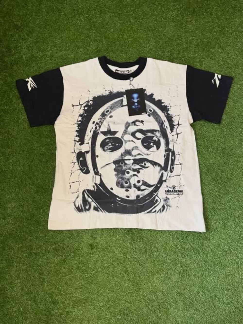 Kids Short-Sleeve Graphic Tee in Black and White